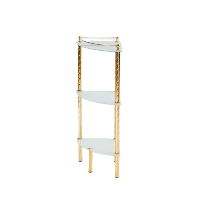 3-Tier Corner Glass Shelf