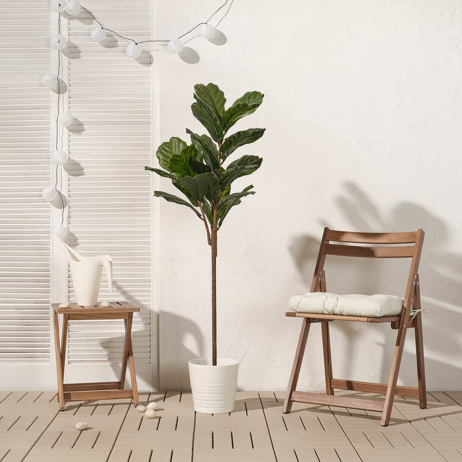 Fejka  Artificial Potted Plant, in Outdoor Fiddle-leaf Fig, 19 cm