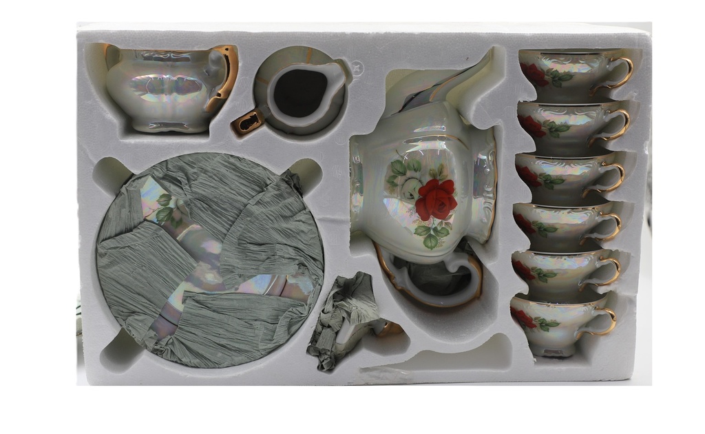 Adderley Fine Bone Rose Tea Gift set 22 Piece
