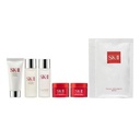 SK-II Beauty Travel Kit, Facial Treatment Gentle Cleanser + Facial Treatment Clear Lotion & Essence + Air Milky Lotion and Radical New Age