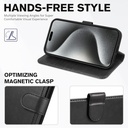 TUCCH Case Wallet for iPhone 15 Pro