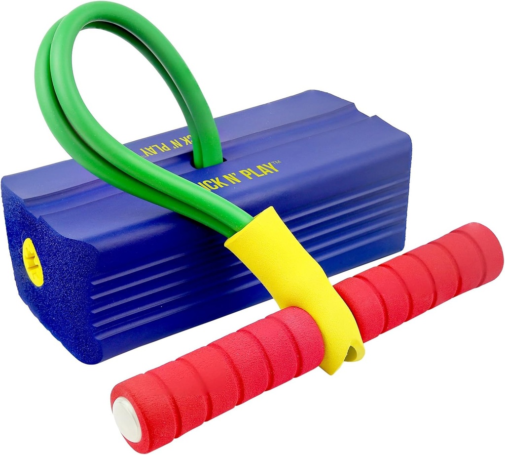 Play Foam Pogo Jumper for Kids, Fun and Safe Pogo Stick for Toddlers, Durable Foam and Bungee Jumper