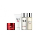 SK-II Essential Travel Kit, Facial Treatment Gentle  Cleanser + Facial Treatment Clear Lotion + Essence + Radical New Age