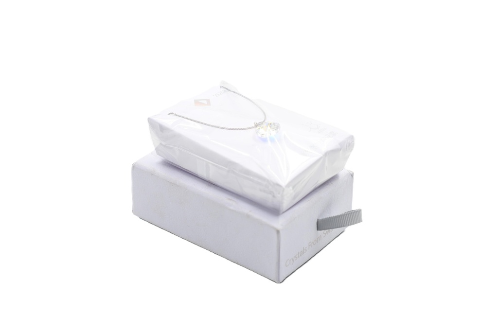 S925 Silver Sparkling necklace With Swarovski Elements White