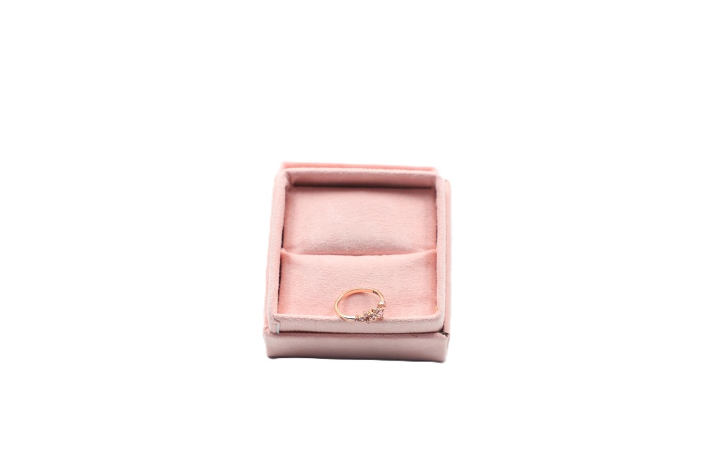 Blush & Bar Twilight Cluster Ring - Gold & Pink Ring