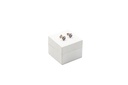 Pandora Stud Birthday Blooms February Amethyst Earrings