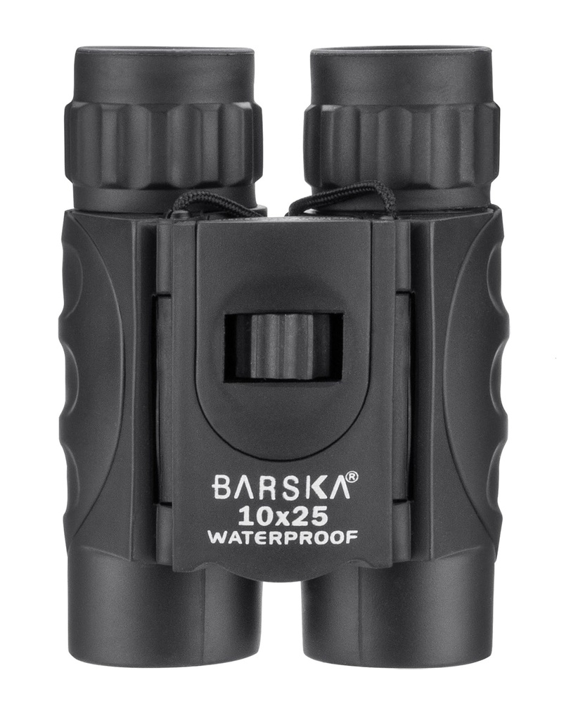 Barska Blueline 10x25 Waterproof Lightweight Compact Binocualrs Black