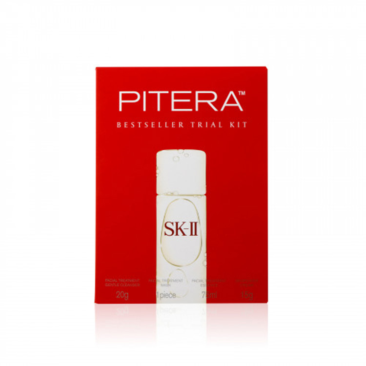 SK-II BestSeller Trial Kit, Facial Treatment Gentle Cleanser + Facial Treatment Mask + Facial Treatment Essence + SkinPower Cream