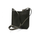 LongChamp Le Foulonné Crossbody Brown Black Leather
