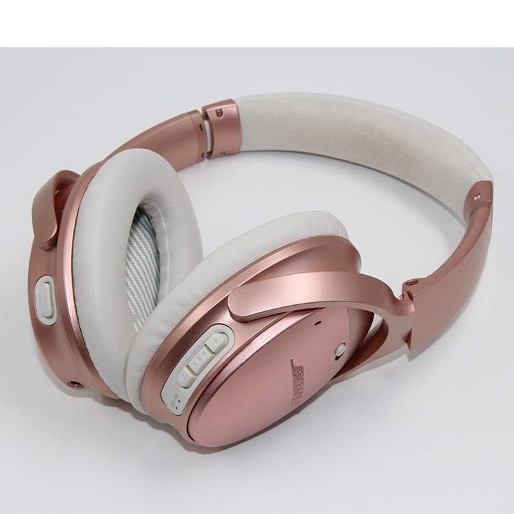 Bose QuietComfort 35 II Wireless Bluetooth Headphones Noise-Cancelling, Black Gray , Pink/ Blue Limited Edition