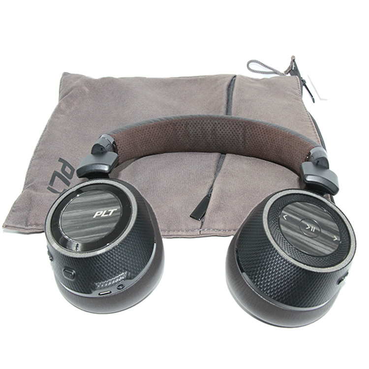 PLT Plantronics SPRO16, Wireless Noise Cancelling - Black Tan Headphones