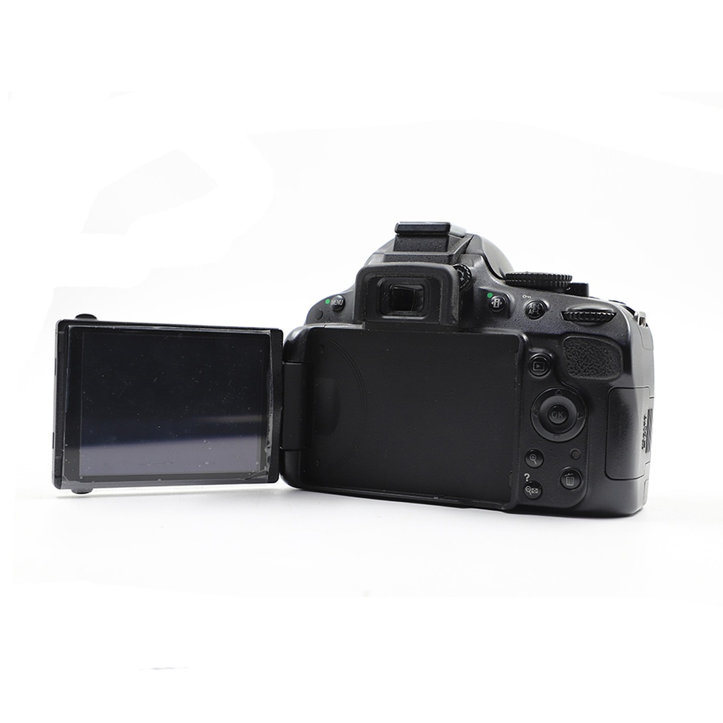 Nikon D5100 with the 18-55mm kit lens and charger (no battery)