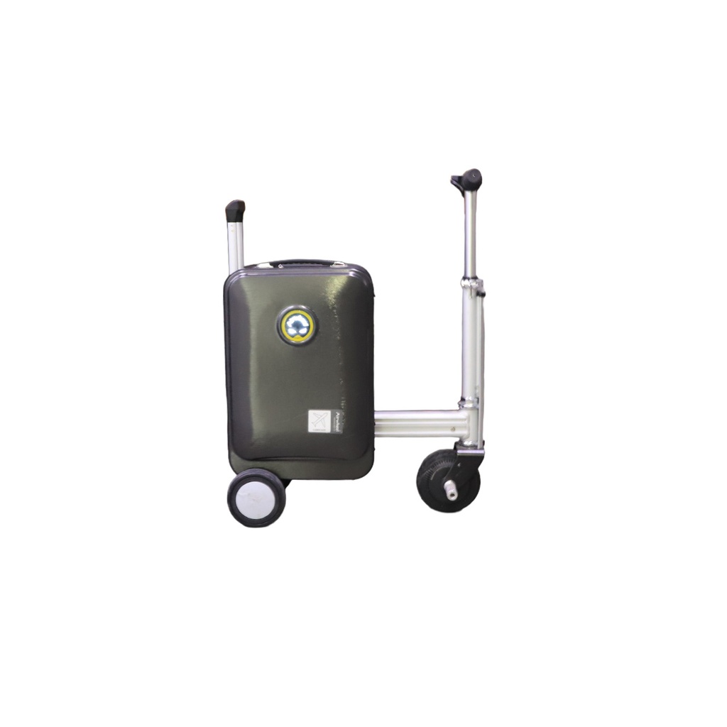 AirWheel Robot SE3S Black ultimate Airwheel Suitcase, Featuring An Automatic Footrest
