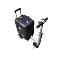 AirWheel Robot SE3S Black ultimate Airwheel Suitcase, Featuring An Automatic Footrest