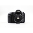 Canon EOS 5D + Canon Lens EF 50 mm 1:1.8 II  + Charger + Pouch Doesn’t Include the Battery