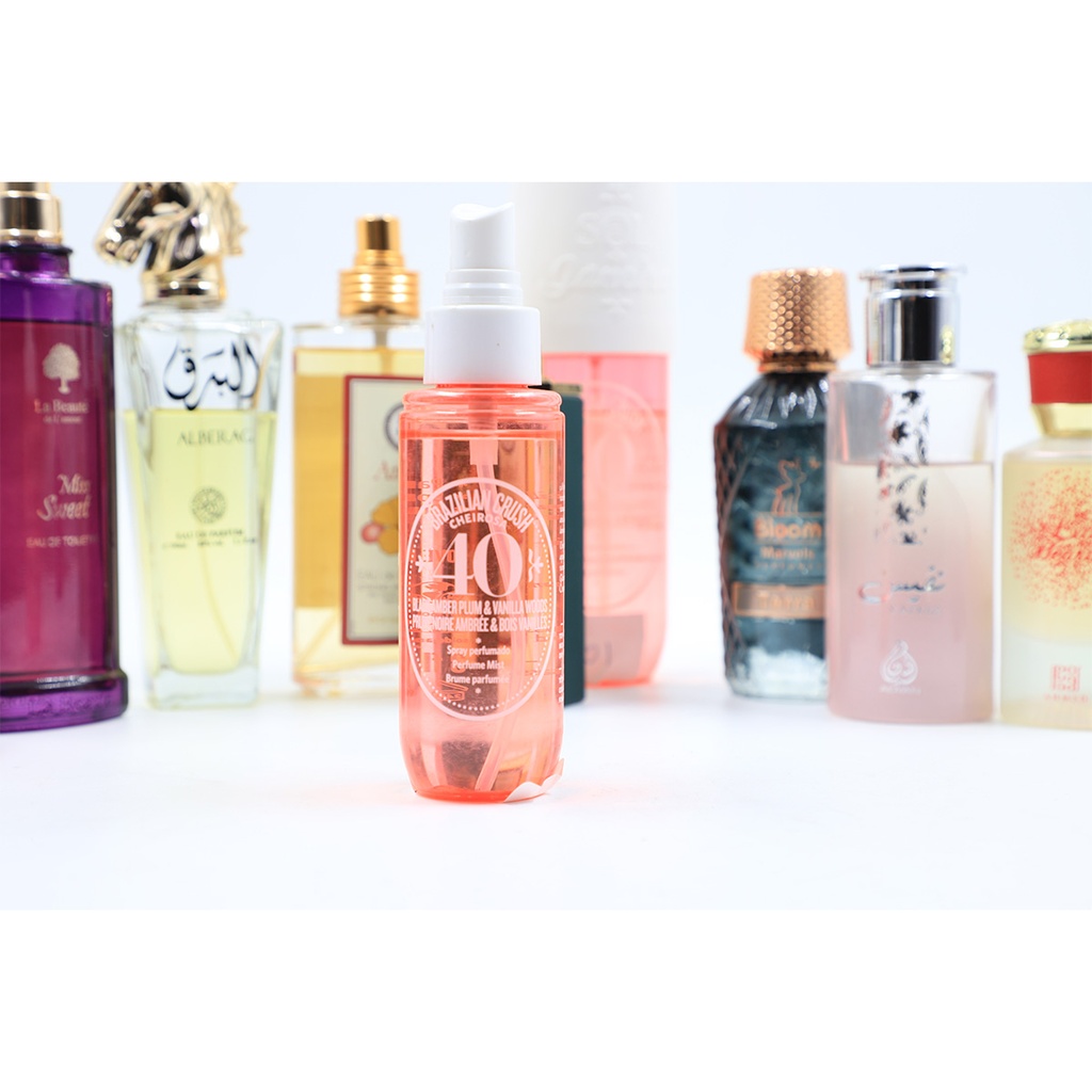 Mix Good Perfumes And Hair Mist Reef Perfumes 50 ml x 2, Brazilian Crush, Alberag, Black Oud, Tobaku Mabkar, Adyan Nafees, Terra, Amber Eau De Cologne