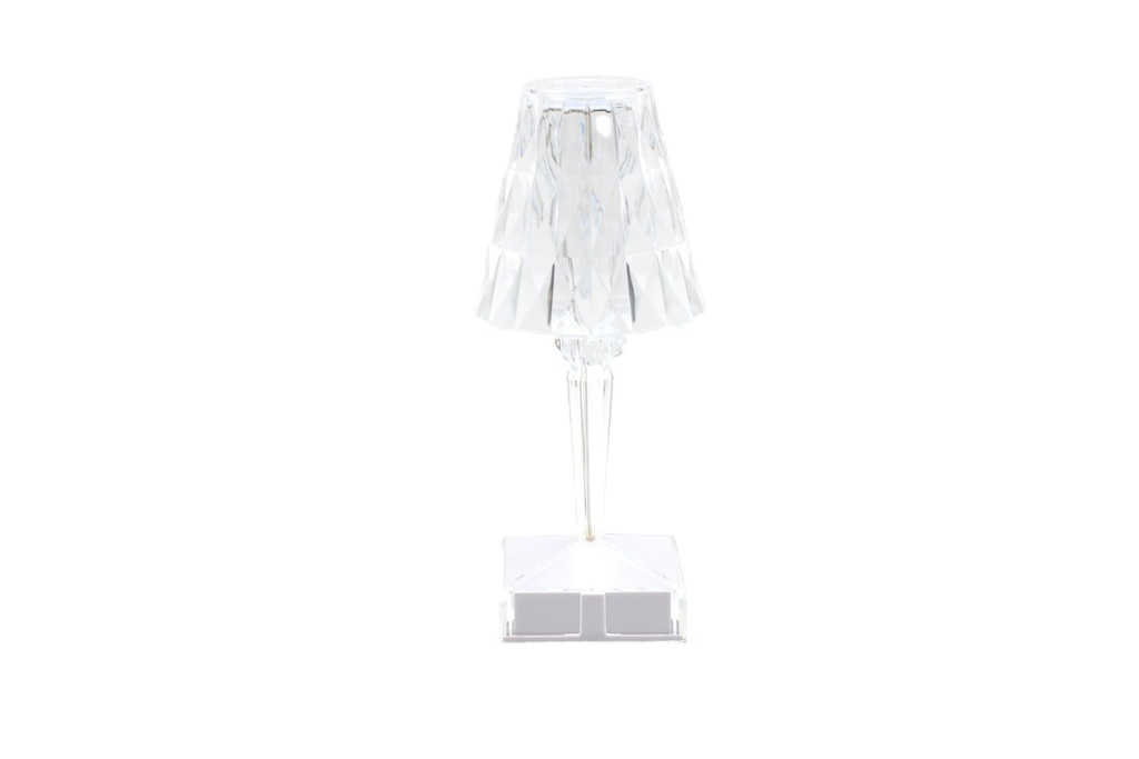 LED Crystal Lamp Transparent | Color Changing Touch Lamp