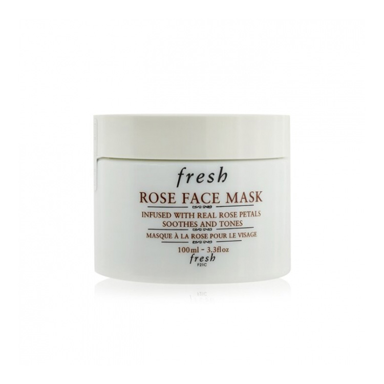 Fresh, Rose Face Mask, F21C , Infused With Real Rose Petals Soothes And Tones 100 ml 3.3 fl.oz