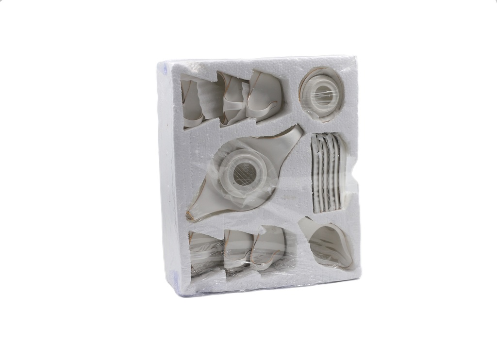 Pearl Noire Tea Set W0603 15 Pcs