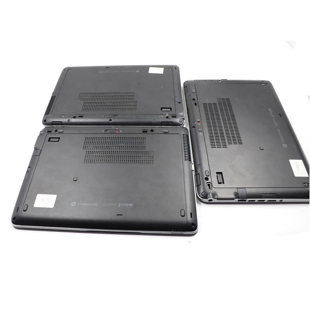 3x(HP EliteBook 840 14'' Laptop, Core i7-4600u 2.1 Gh.z 8Gb Ram, 256 GB) ** Battery Not WorkingOnly With Charger** All Chargers Available