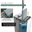Joymoop Mop and Bucket with Wringer Set