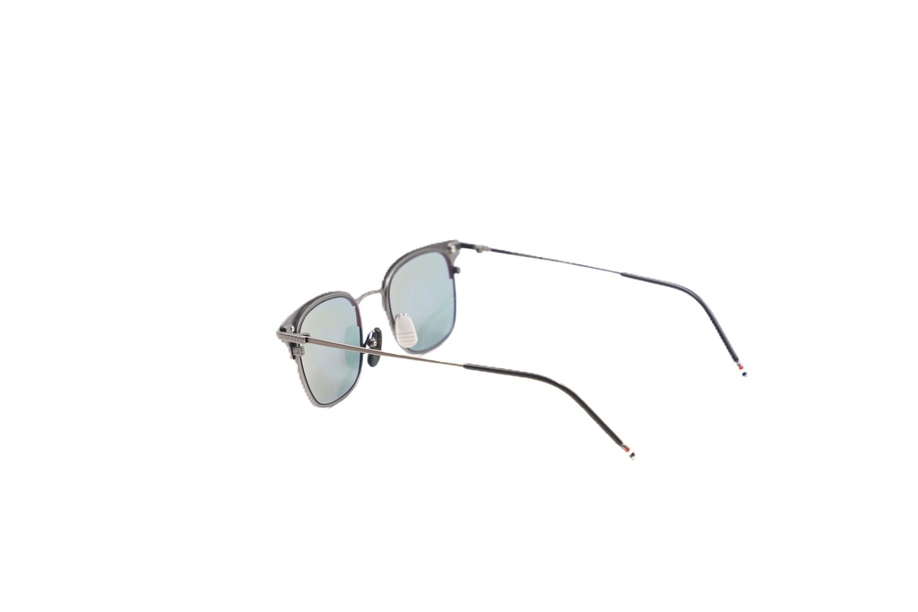 Thom Browne TB-102-B-T-BLK Black Iron/Grey 49mm Sunglasses