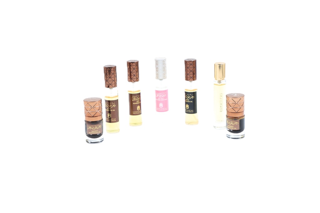 Mix agar Wood & Special Agar Wood oil 7 piece +rasasi