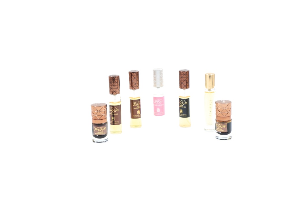 Mix agar Wood & Special Agar Wood oil 7 piece +rasasi