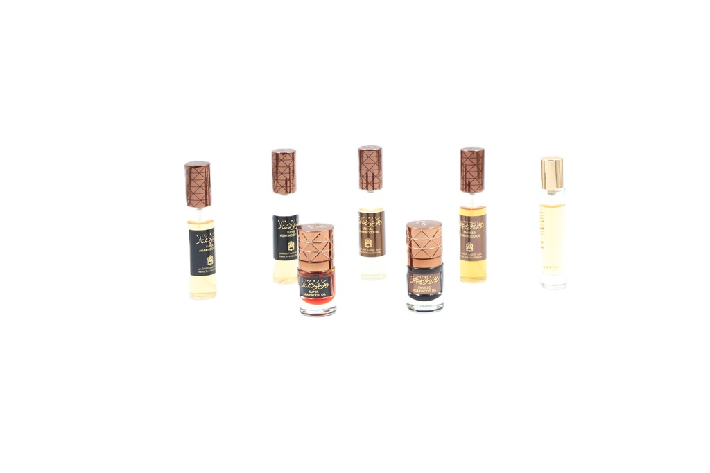 Mix agar Wood & Special Agar Wood oil 7 piece +rasasi