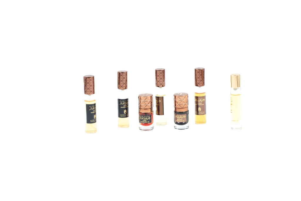 Mix agar Wood & Special Agar Wood oil 7 piece +rasasi