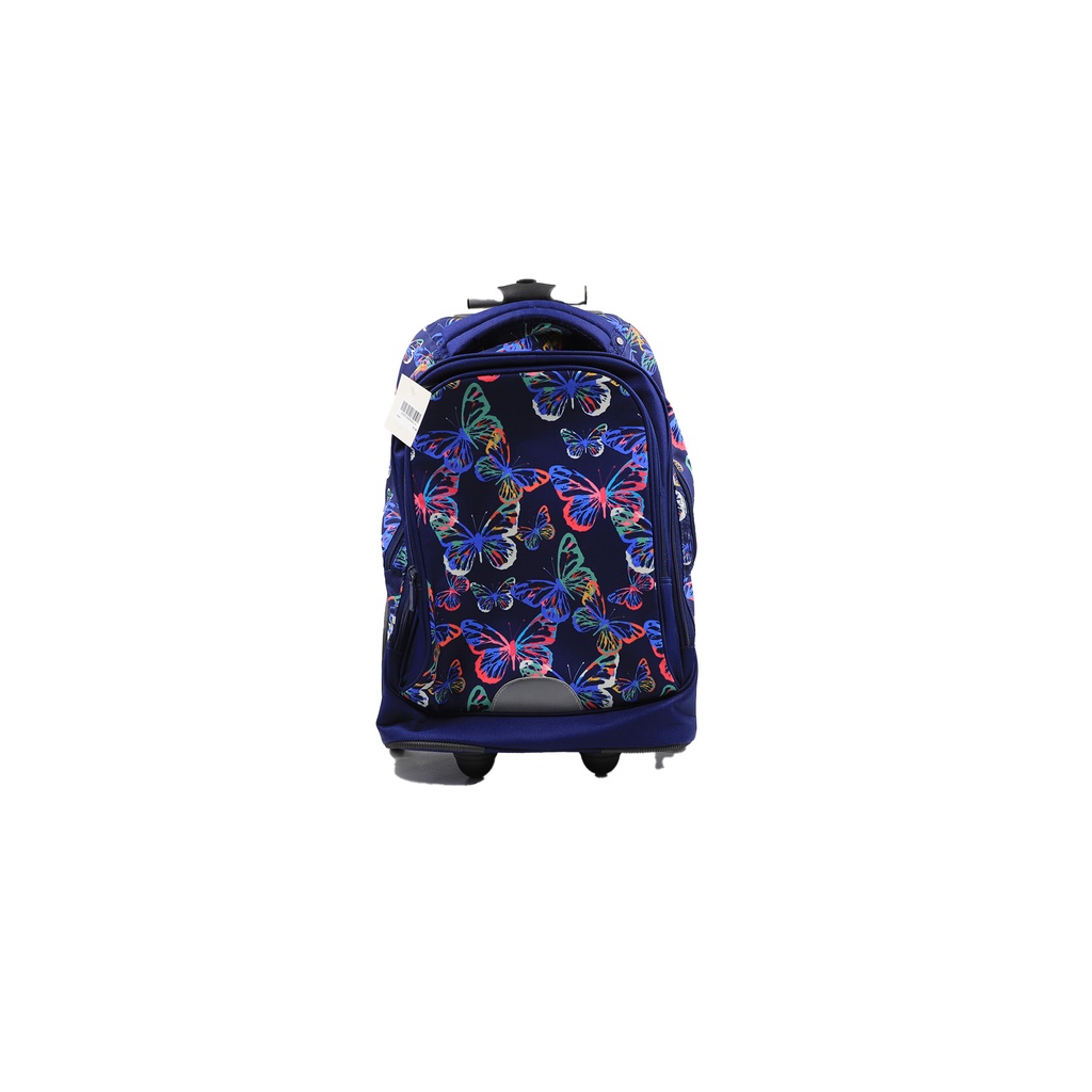 Juniors 3-Piece Butterfly Print Trolley Bag Set - 20 inches