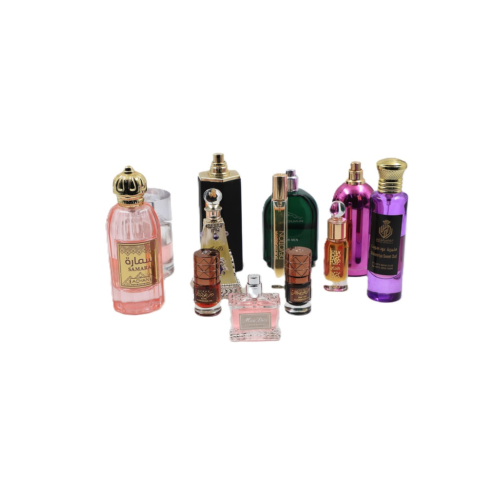 Mix Agar Wood Oil & Zoya Woody & Rasasi Arba Wardat + Sweet Oud  12  Piece