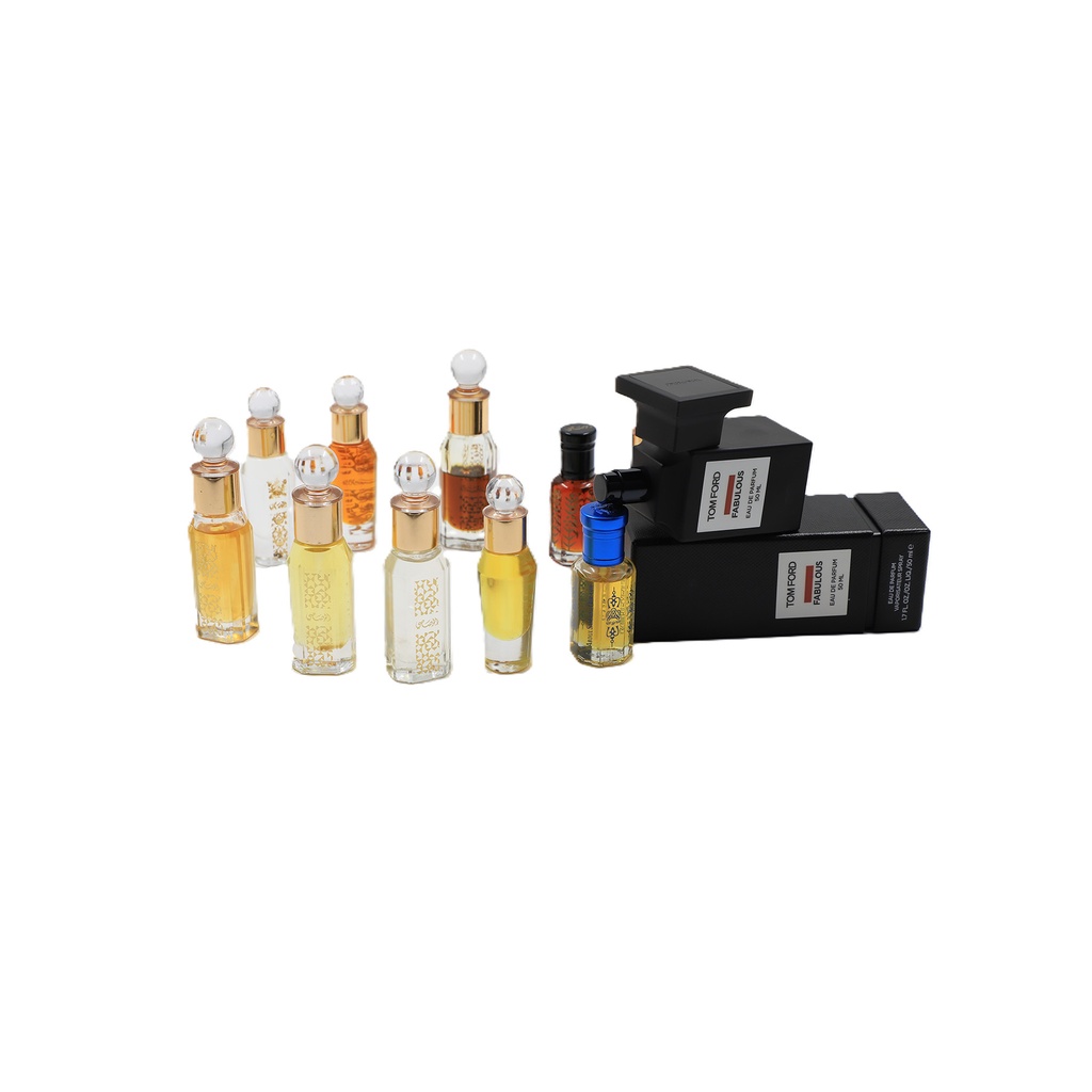 Mix Abdul Samad Al Qurashi Oil 6ML Mix Perfumes   11 Piece