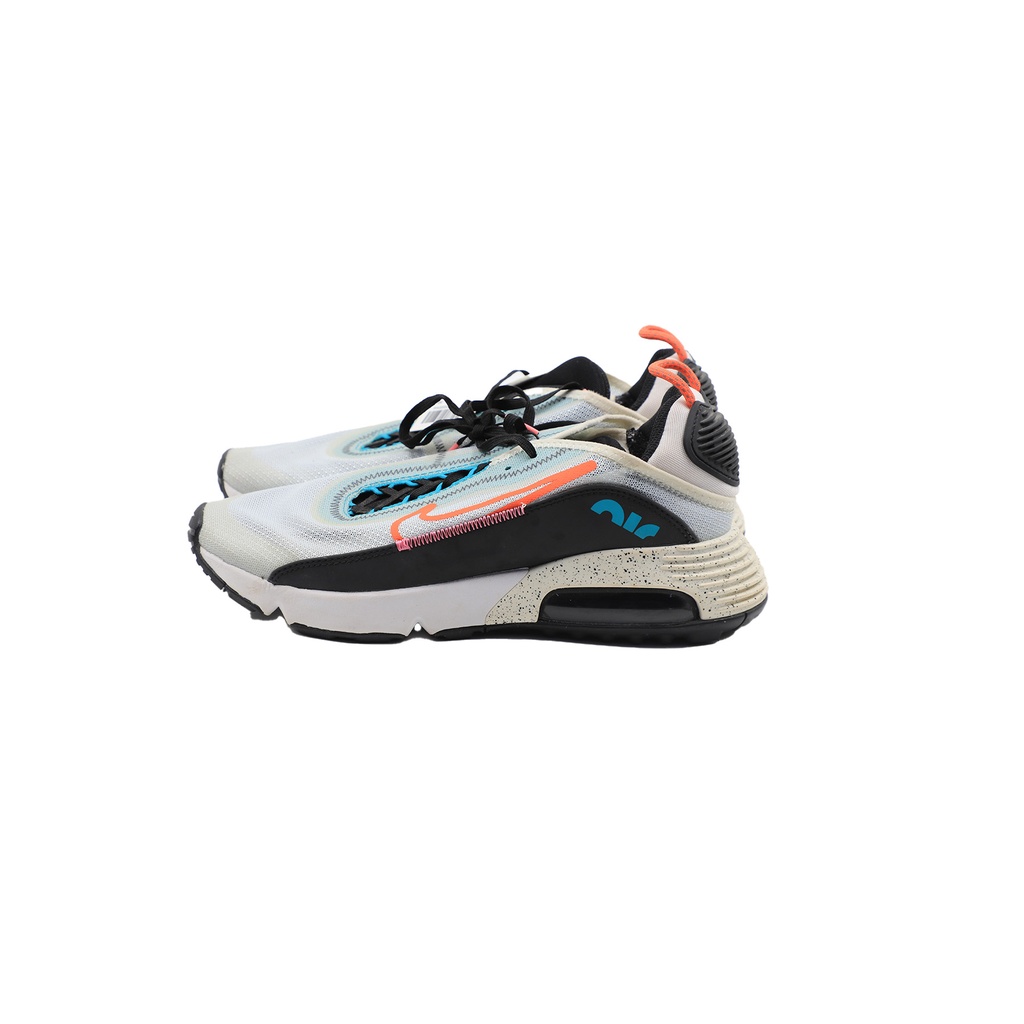 Nike Mens Air Max 2090 White/Black/Crimson Sneaker EUR Size : 40 . 5