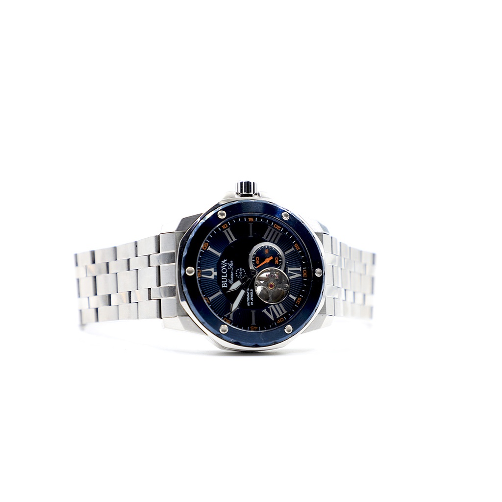 bulova Marine Star Automatic Jewel C9771236 Stainless Steel Water Resistant