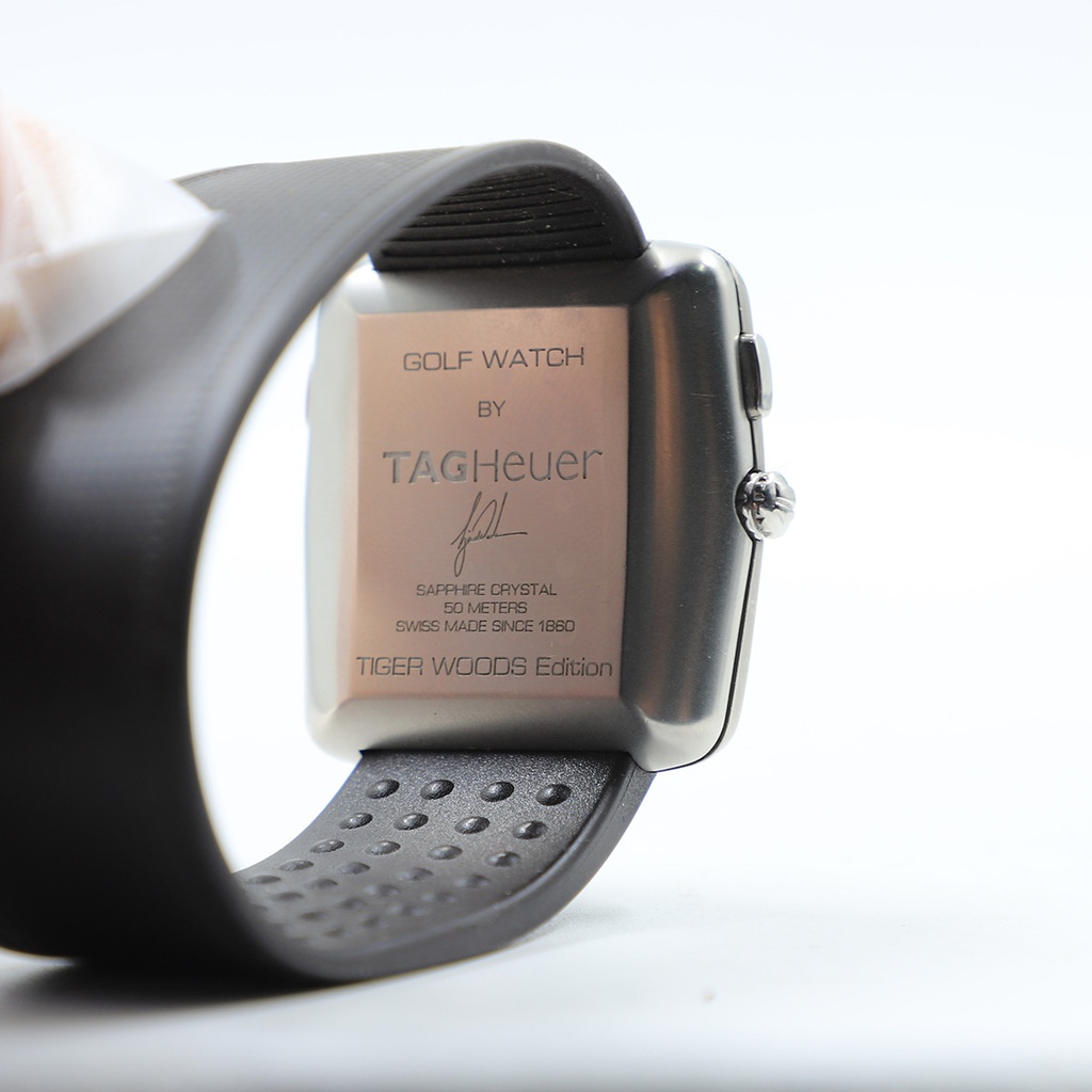 TagHueur Golf Watch Sapphire Crystal Tiger Woods Edition Swiss made Since 1860 ** battery Drained**