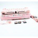 Nintendo Switch Pink Girly + Cover + 3 Games