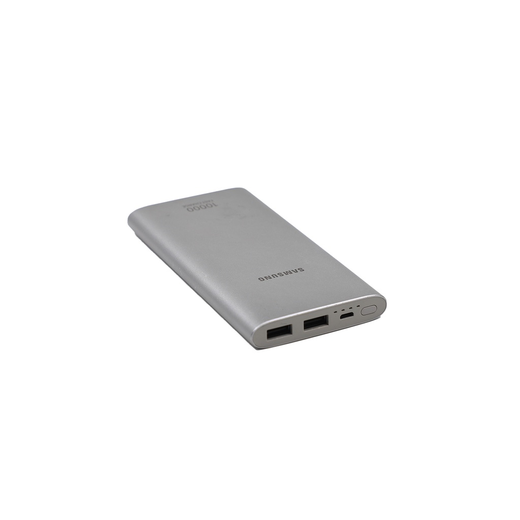 Samsung 10000mAh Ultra Battery Pack | 2x USB-A | USB-C | Max 15W Output | EB-P1100CSEGAE - Silver