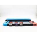 Nintendo Switch V2 + Cover + 3 Games