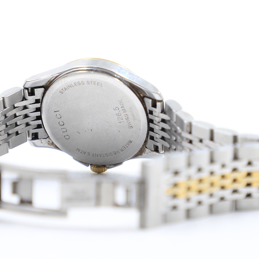 Gucci 126.5 Swiss Made,Stainless Steel Water Resistant