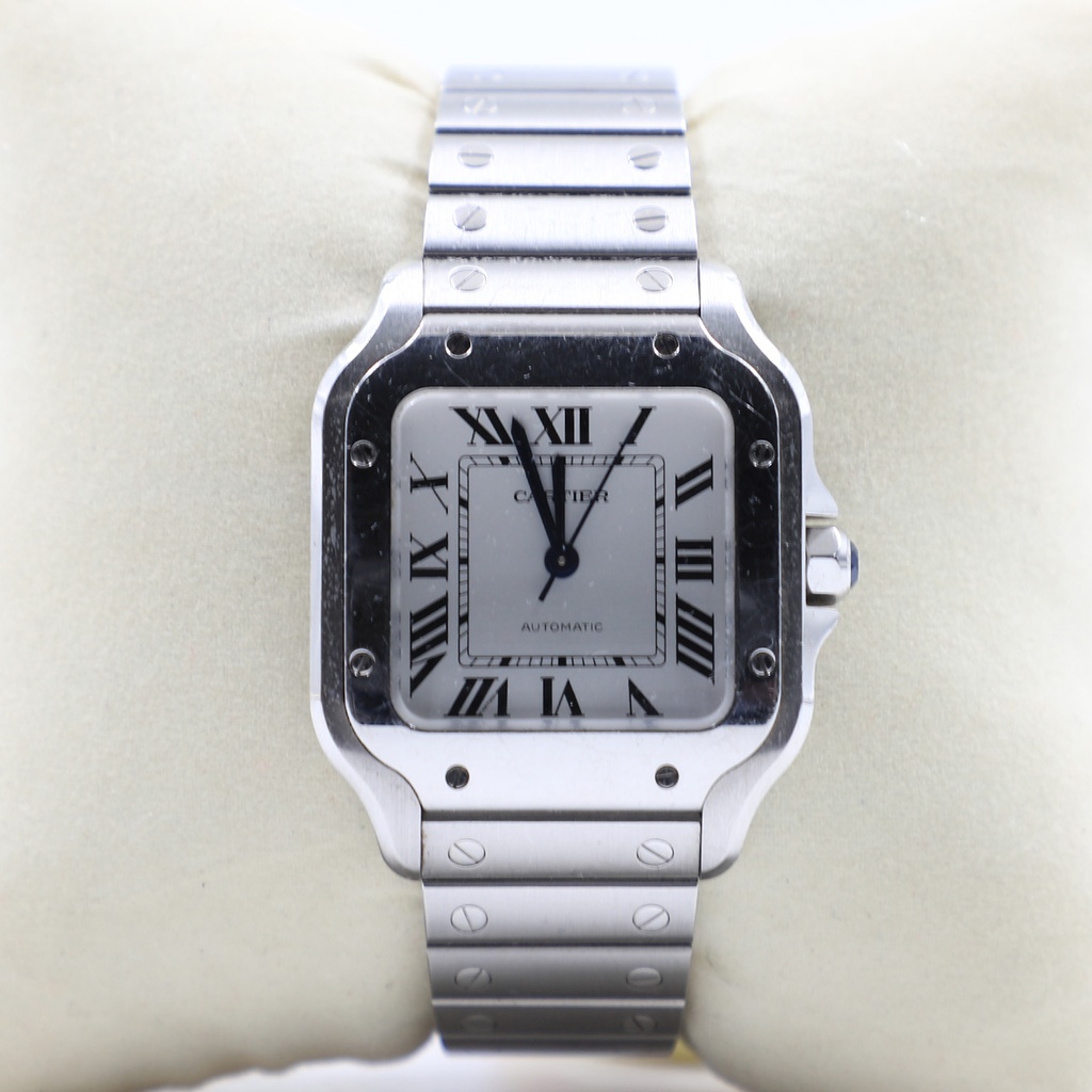 Cartier Santos Galbee Model:14O169BX, Feb 23 , Automatic, Stainless Steel Water resistant ** Authentic **