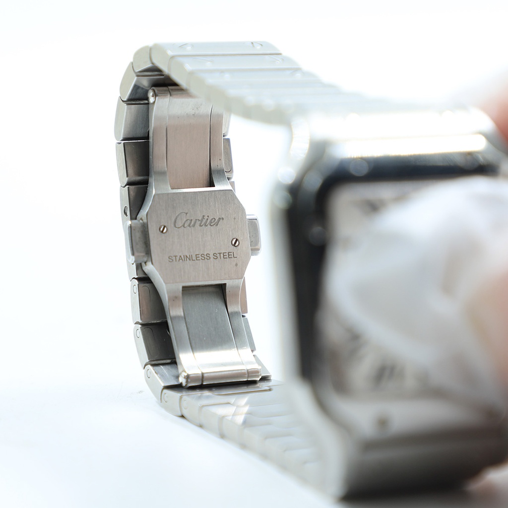 Cartier Santos Galbee Model:14O169BX, Feb 23 , Automatic, Stainless Steel Water resistant ** Authentic **