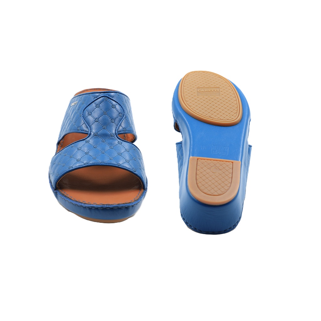 Caretti  Florida 4177 Memory  Sandals    Reef  Blue Color  Size - 10
