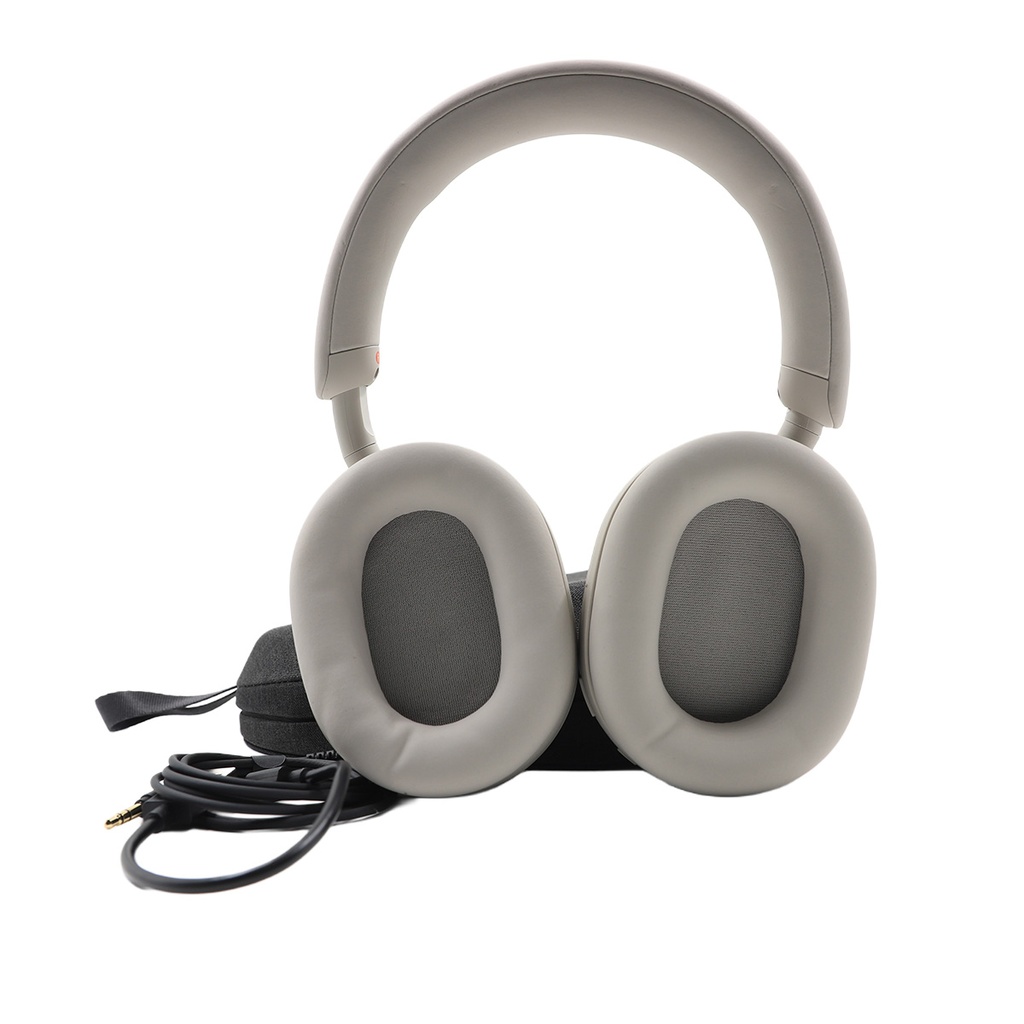 Sony WH-1000XM5 Wireless Noise Canceling Headset Grey With Black Cover