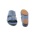 Caretti Florida 1493 Wax Memory Nc Square Buckle Sandals Blue Fairy Color Size - 6  1/2