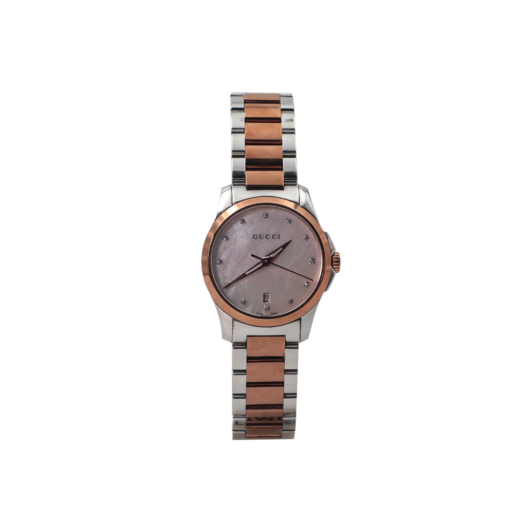 Gucci 126.5 Swiss Made 17345066, Water Resistant Stainless Steel