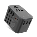MERLIN World Adapter PD+C 2TYPE-C+3USB+8HOLES SOCKET