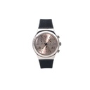 Swatch Irony Neramente Silver Dial Silicone Strap Men's Watch YCS111C