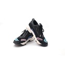 Dior  Black Leather And Mesh Fusion Lace Up Sneaker Size: 37