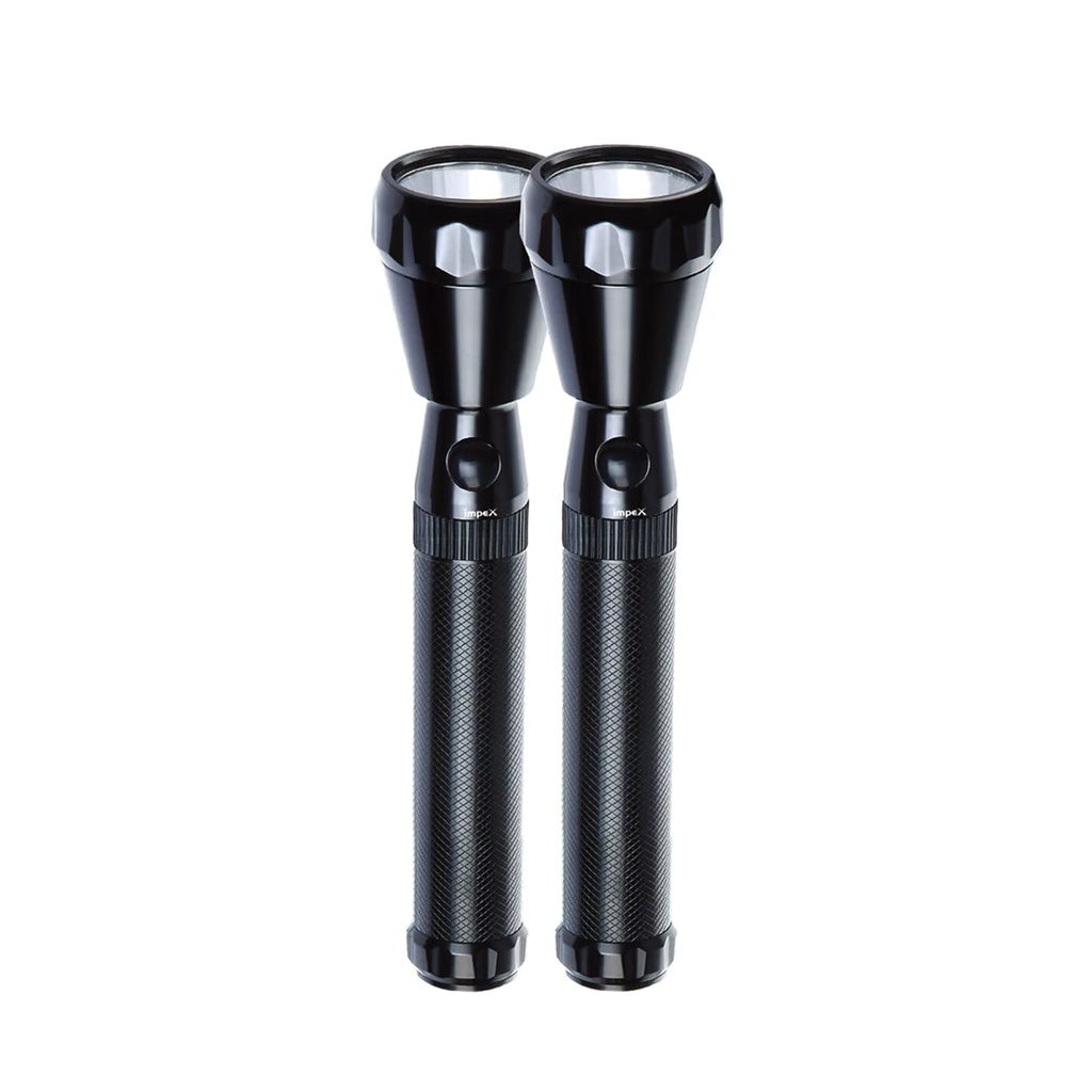 Impex Rechargeable LED FlashLight CB 2222 - 2pcs